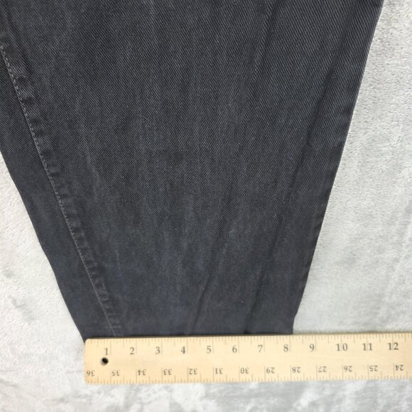 Vintage Diesel Jeans Mens 33 Black Saddle Button Fly Made in Italy 90s Denim - Picture 8 of 14